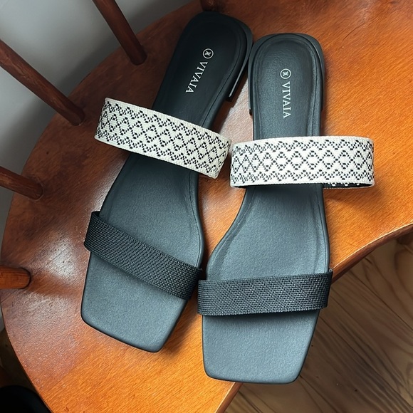 NWOT Vivaia Square-Toe Slide Sandal (Maya) Size 43 - Picture 3 of 10